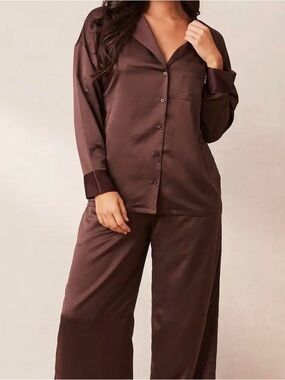NWOT Lounge Brown Pajamas